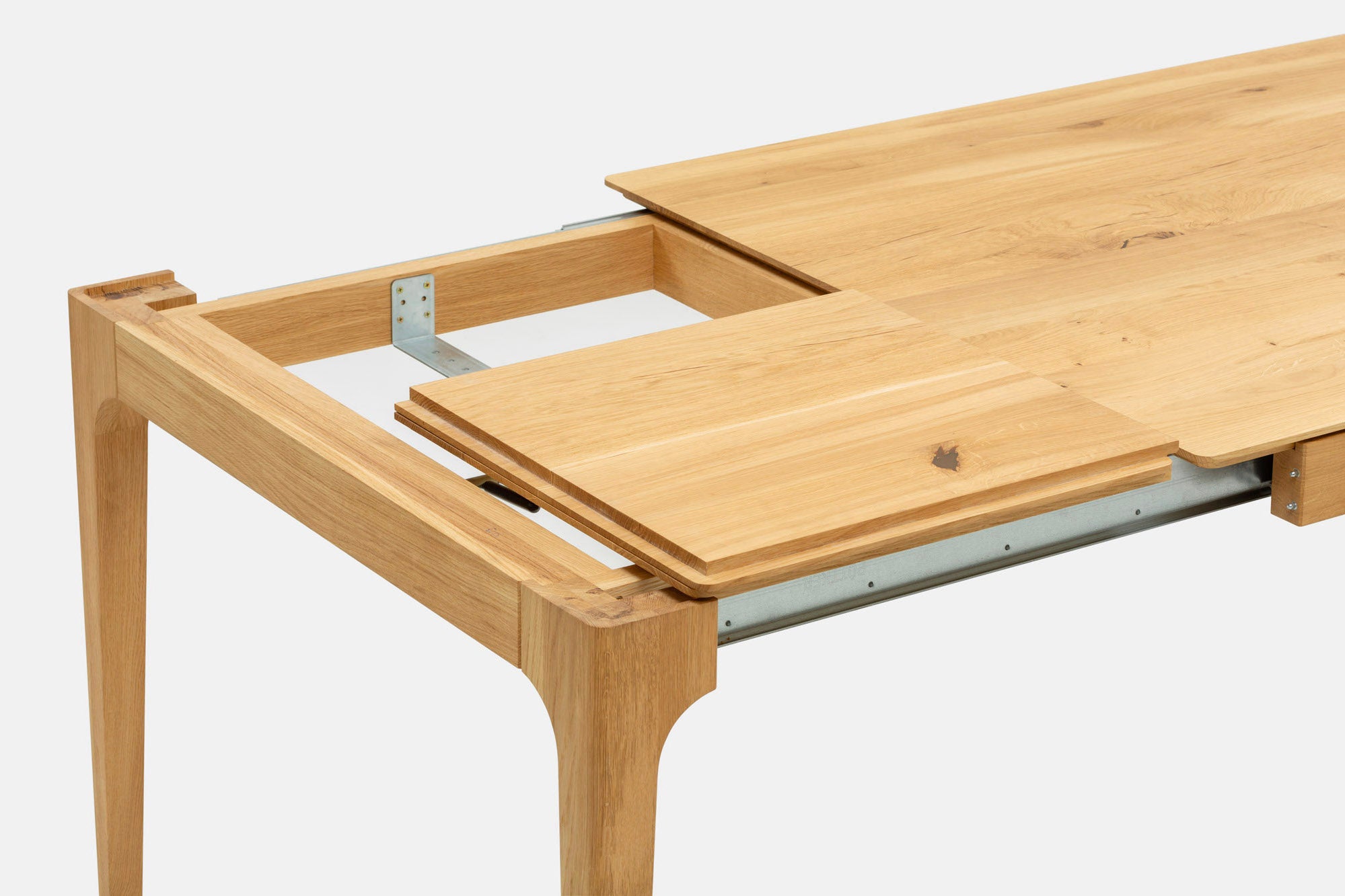 CAROLINA | Table à manger extensible en Frêne fumé
