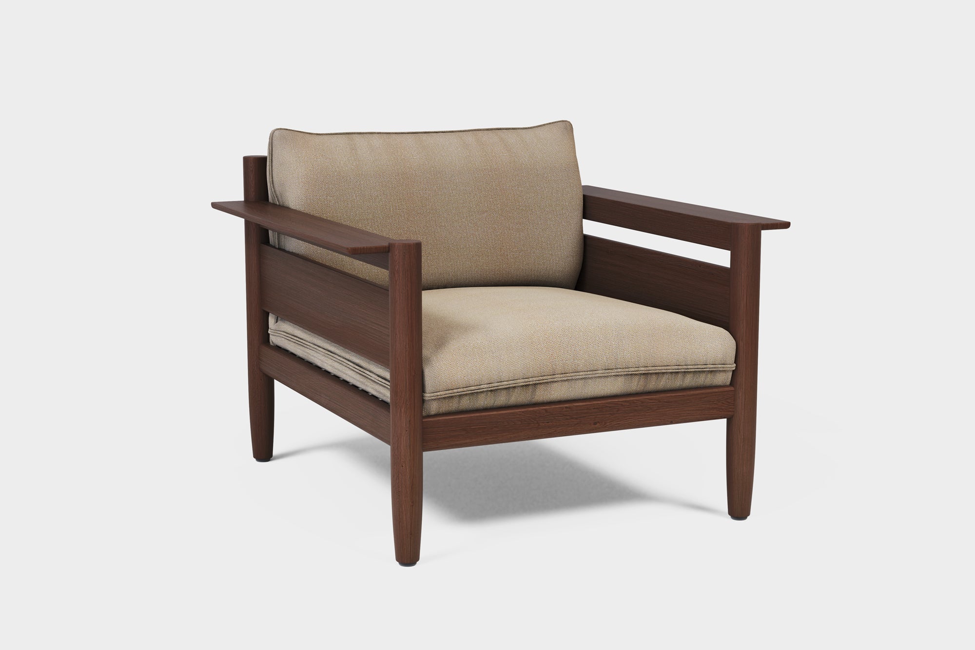 LULU | Chaise Longue en Frêne fumé
