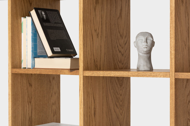 AGATA | Modernes Bücherregal aus Eiche image 4