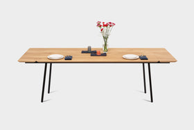 MARTA S | Table extensible en Chêne | 160 - 220 x 80 x 3 cm | Stock B74 image 2