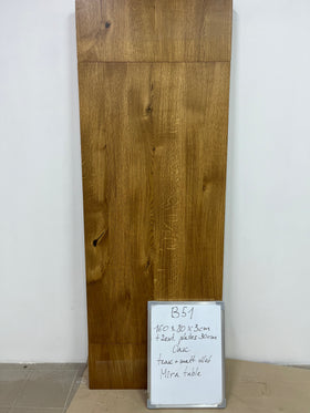 MARTA S | Table extensible en Chêne | 160 - 220 x 80 x 3 cm | Stock B51 image 5