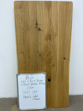 MARTA |Table extensible en Chêne | 160 - 230 x 80 x 3 cm | Stock B60 image 4