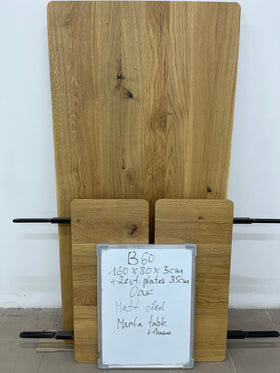 MARTA |Table extensible en Chêne | 160 - 230 x 80 x 3 cm | Stock B60 image 6