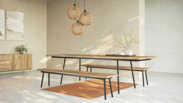 MARTA | Ausziehbarer Esstisch aus Nussbaum image 8