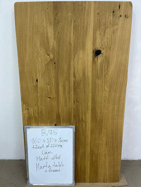 MARTA |Table extensible en Chêne | 160 - 200 x 80 x 3 cm | Stock B75 image 4