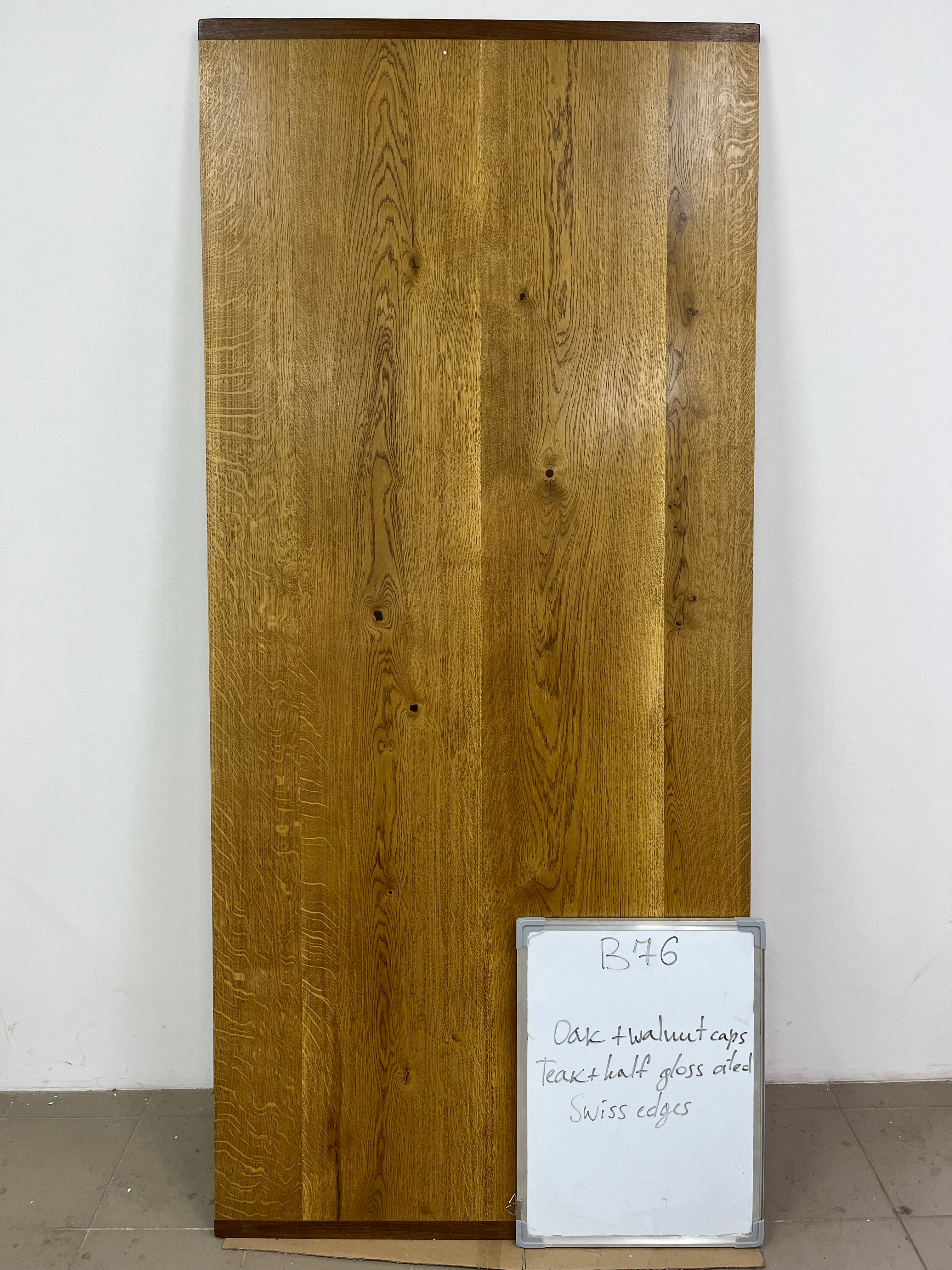 Tischplatte | Eiche | 220 x 98 x 3 cm | B76 Lagerbestand image 5