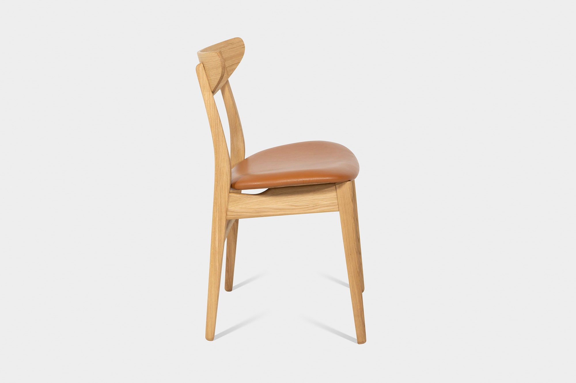 CAROLIAH | Chaise de salle à manger en chêne faite à la main image 10