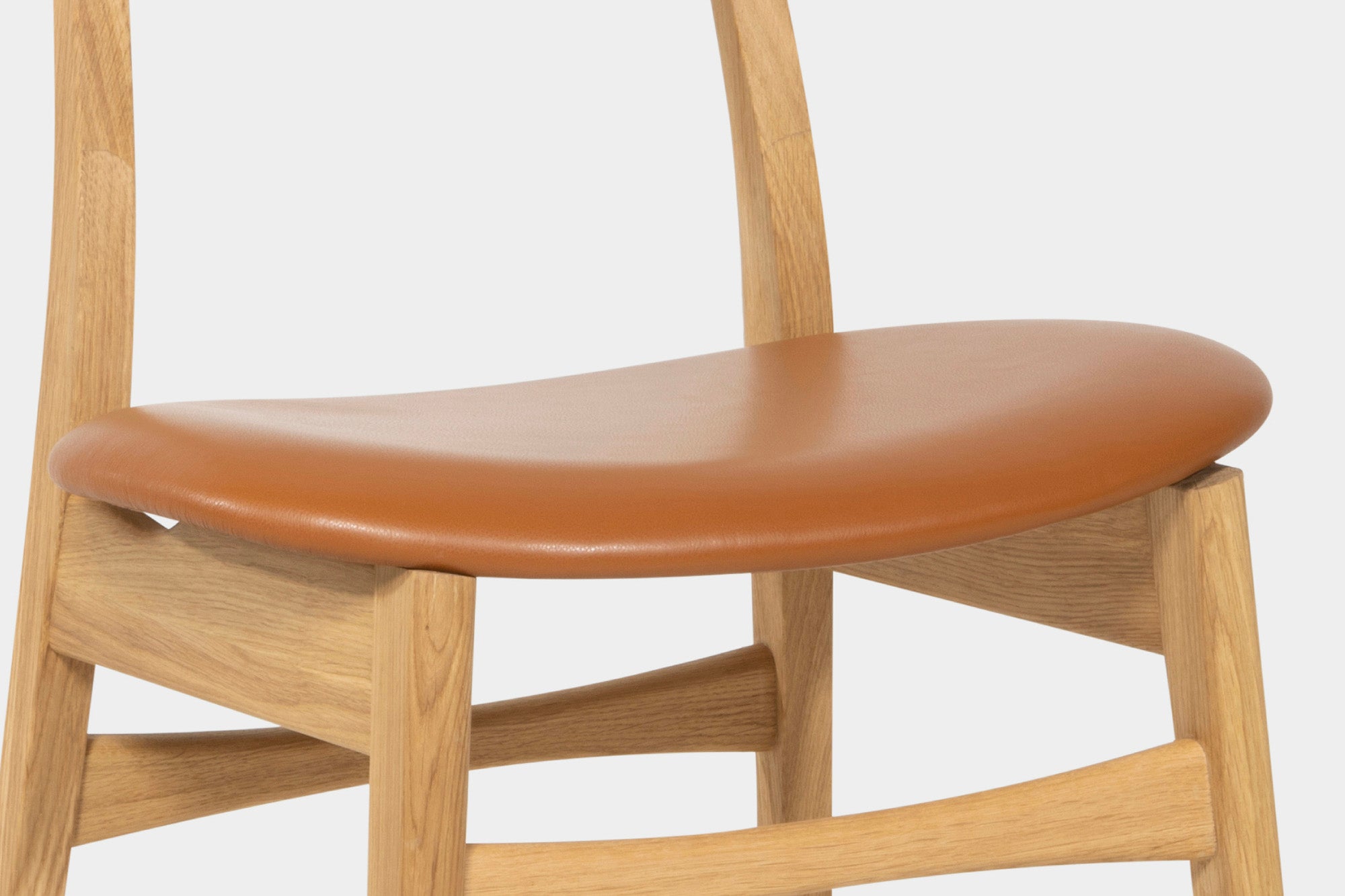 CAROLIAH | Chaise de salle à manger en chêne faite à la main image 11