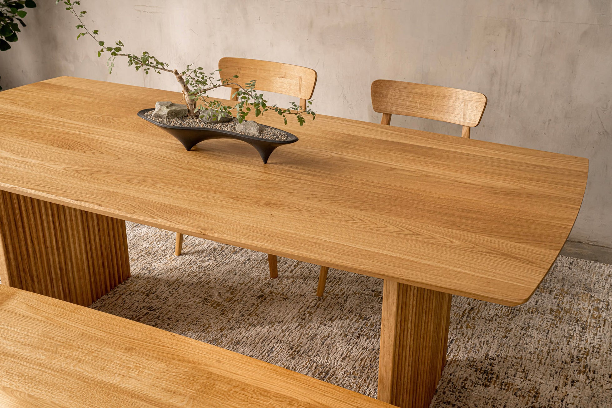 Crafted entirely from solid wood for lasting strength and warmth.