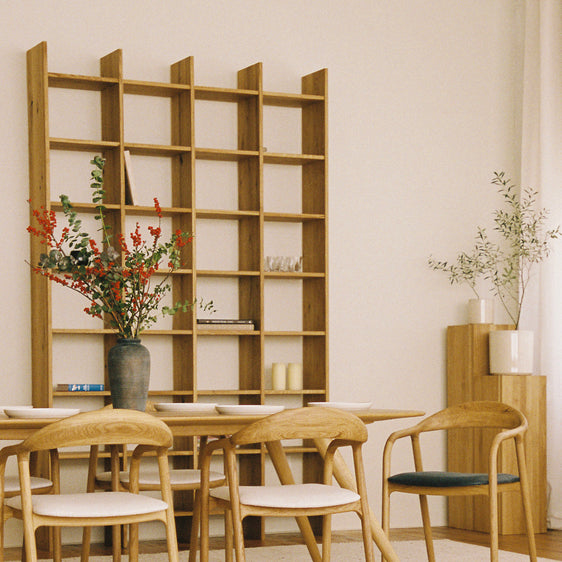 AGATA | Oak Bookcase