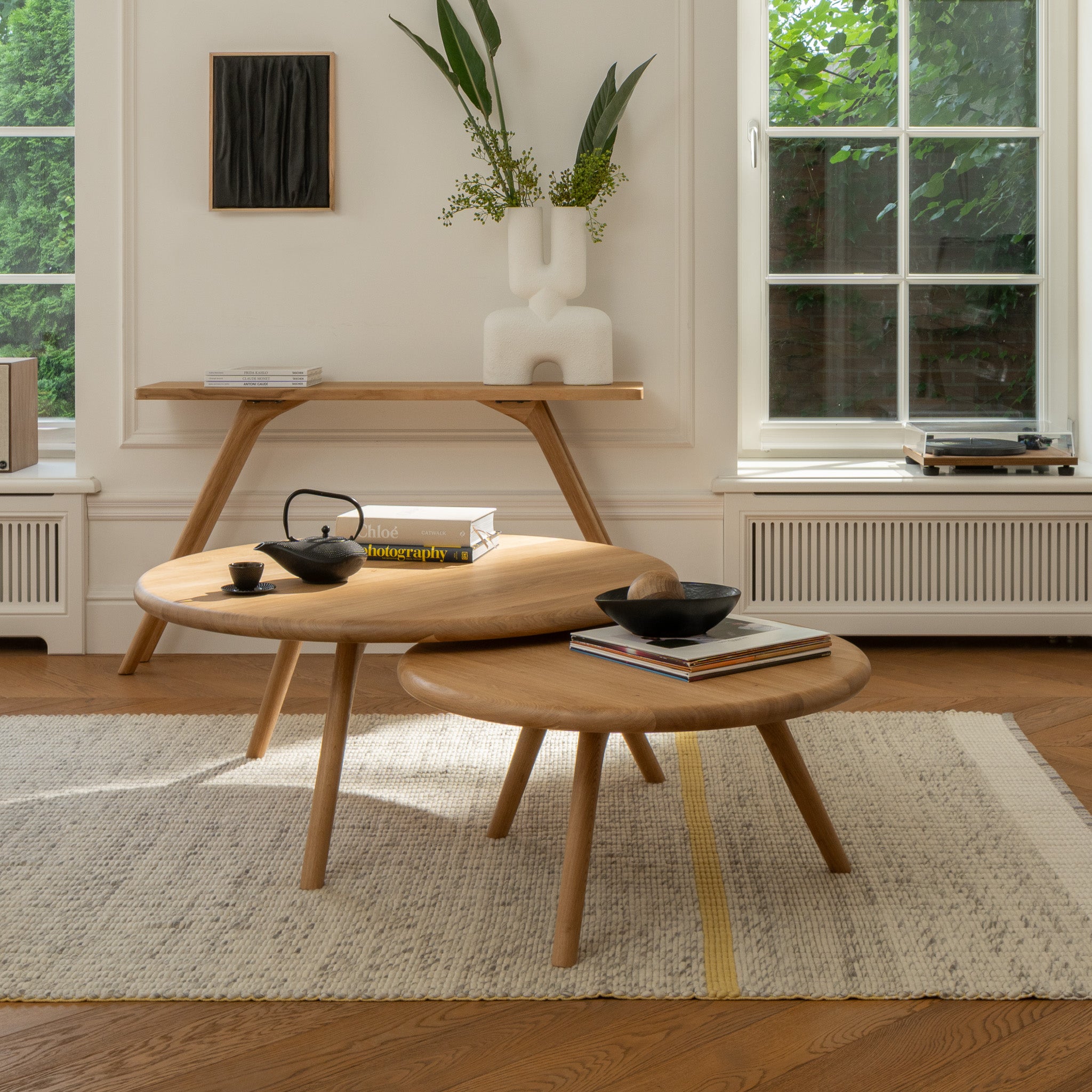 ARLEN | Runder Couchtisch im Set image 2