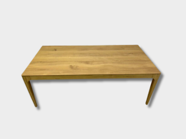 CAROLINA | Tisch aus Eiche | 200 x 90 x 2 cm | B45 Lagerbestand
