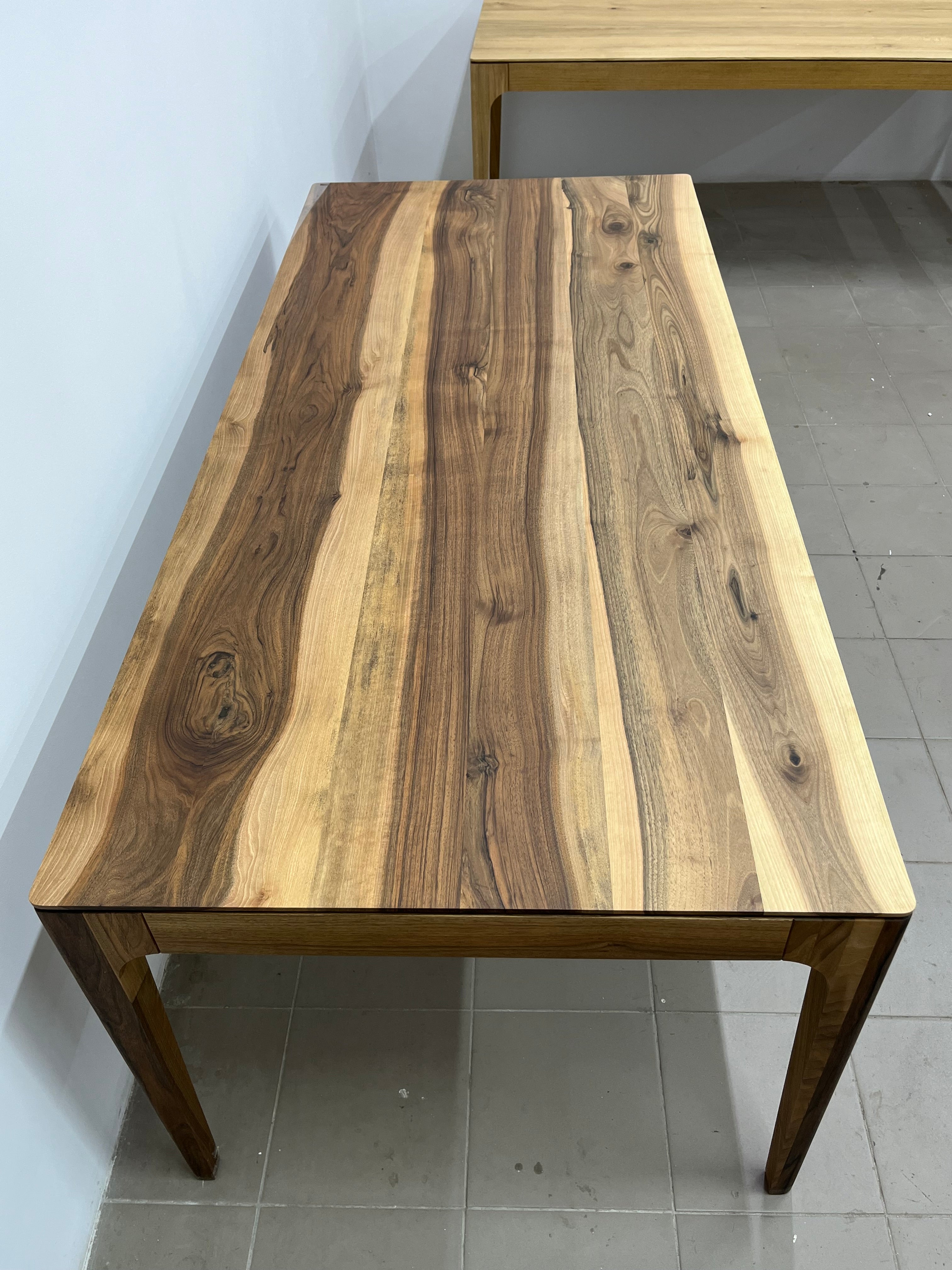 CAROLINA | Table en Noyer | 200 x 90 x 2 cm | Stock B35