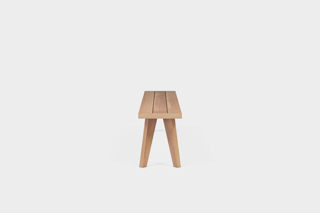 Amber | Outdoor Oak Dining Bench image 3