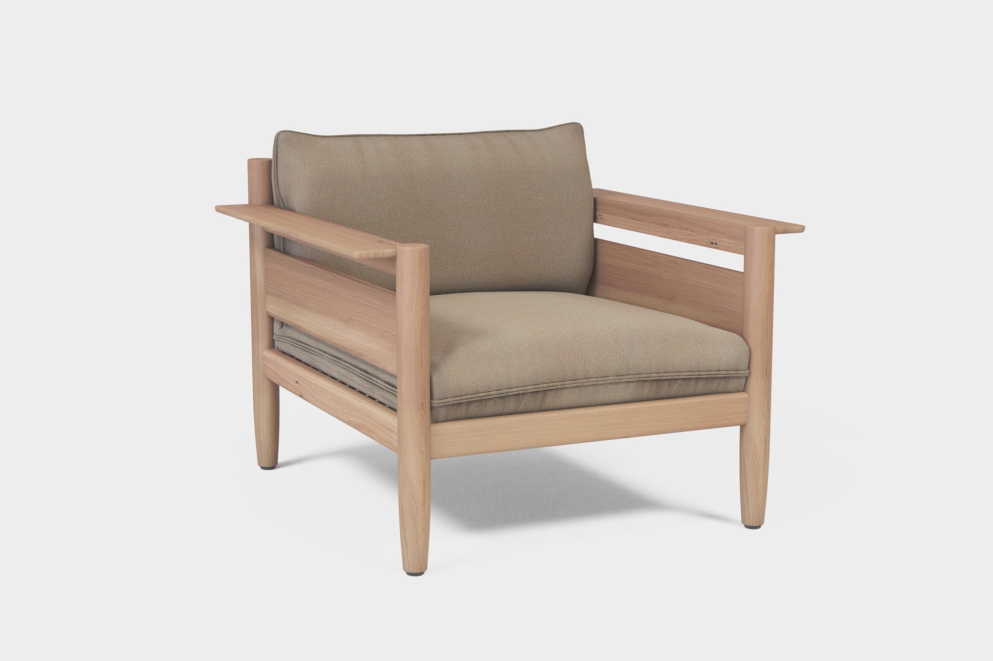 LULU | Oak Outdoor Lounger