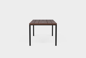 FRANKIE | Outdoor Smoked Ash Extendable Dining Table image 3