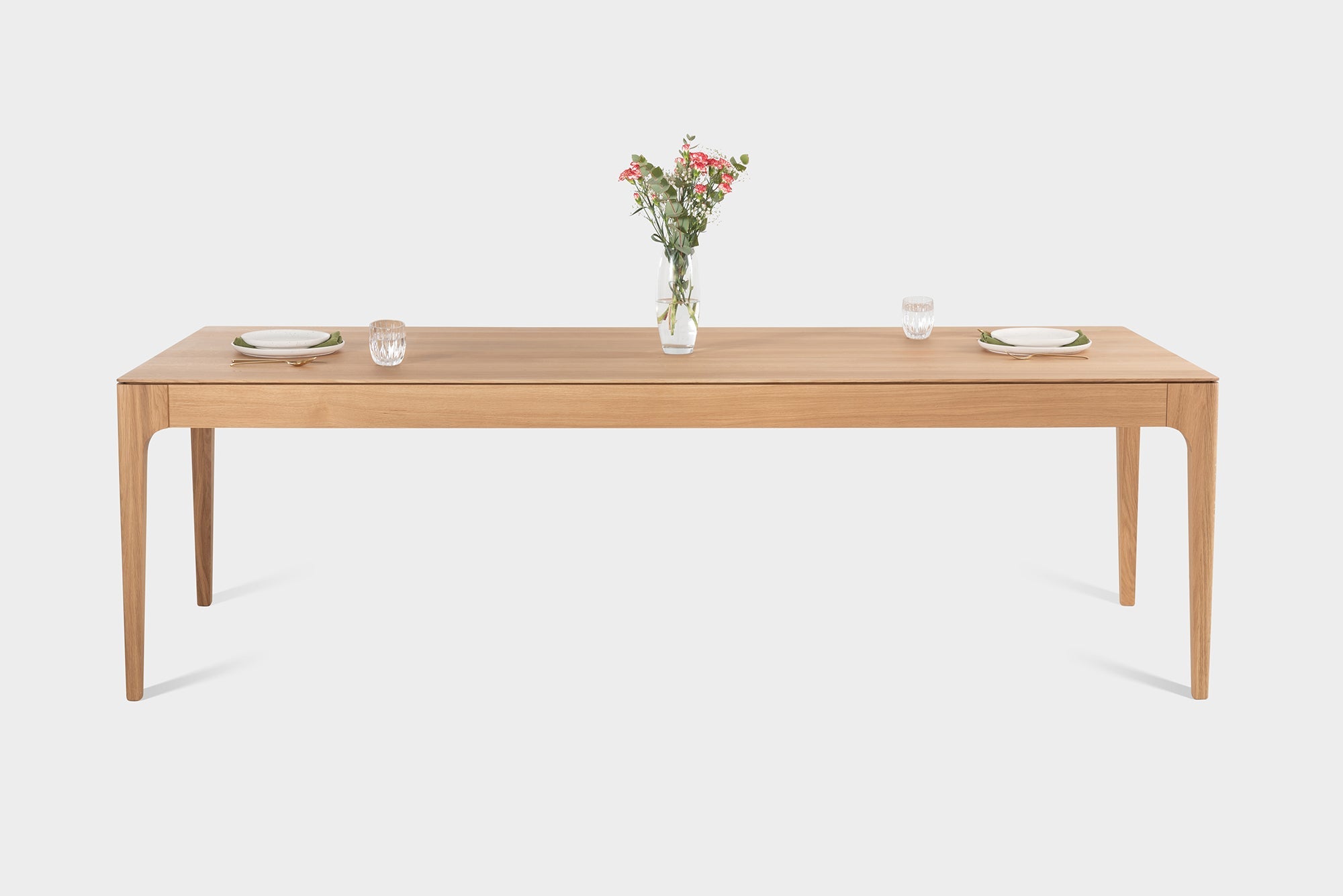 CAROLINA | Oak Table | 220 x 95 x 2 cm | B37 Stock