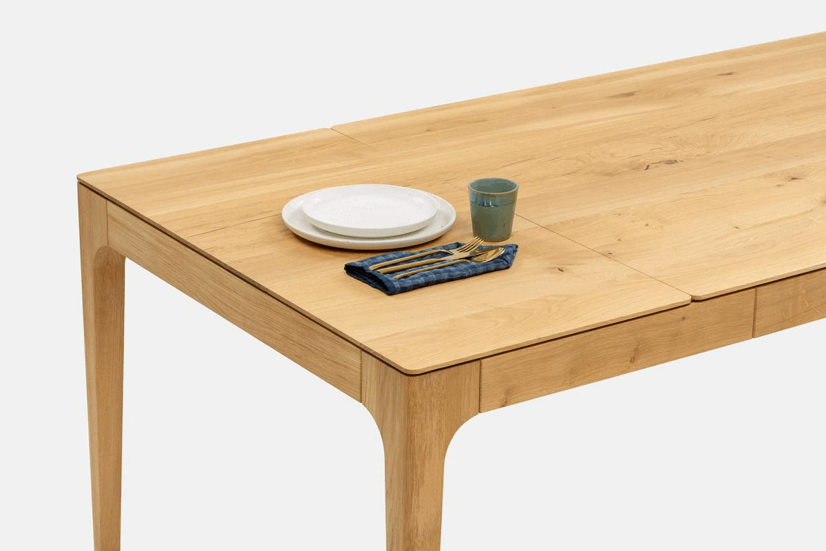 CAROLINA | Table à manger moderne en chêne fumé