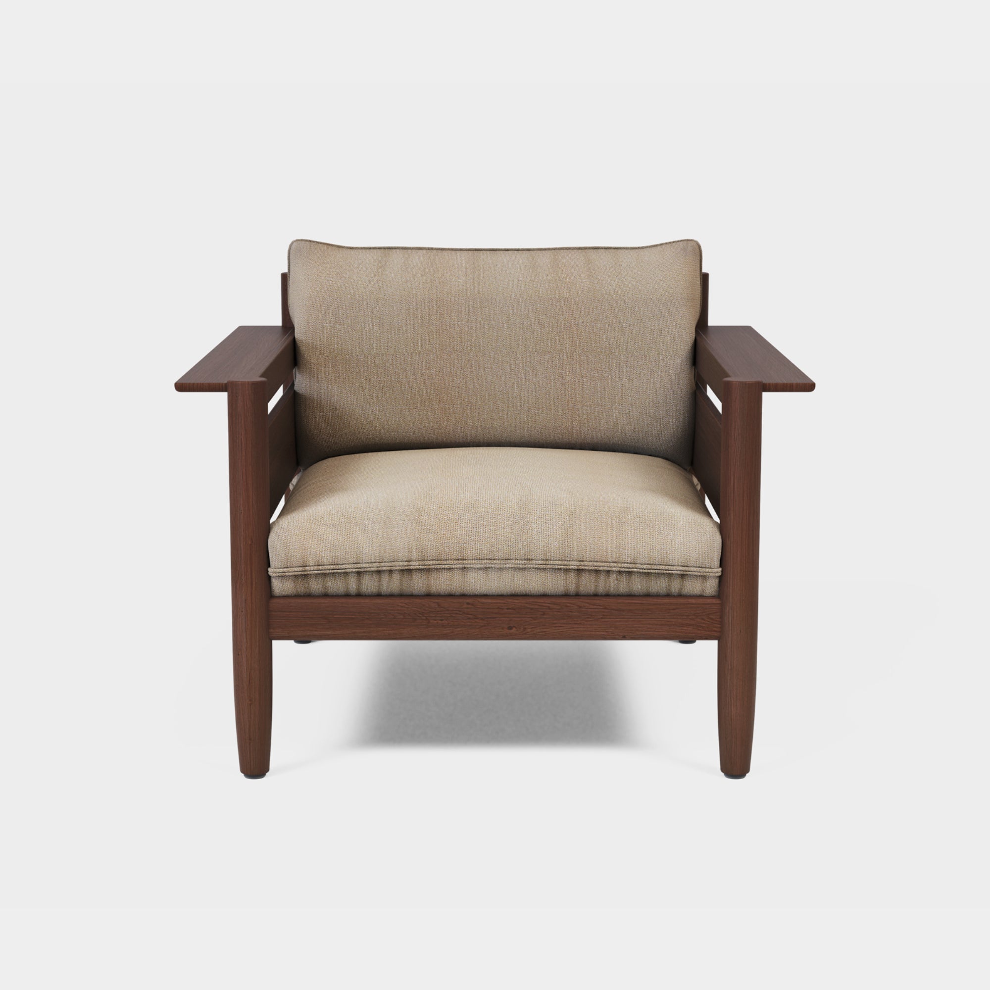 LULU | Chaise Longue en Frêne fumé