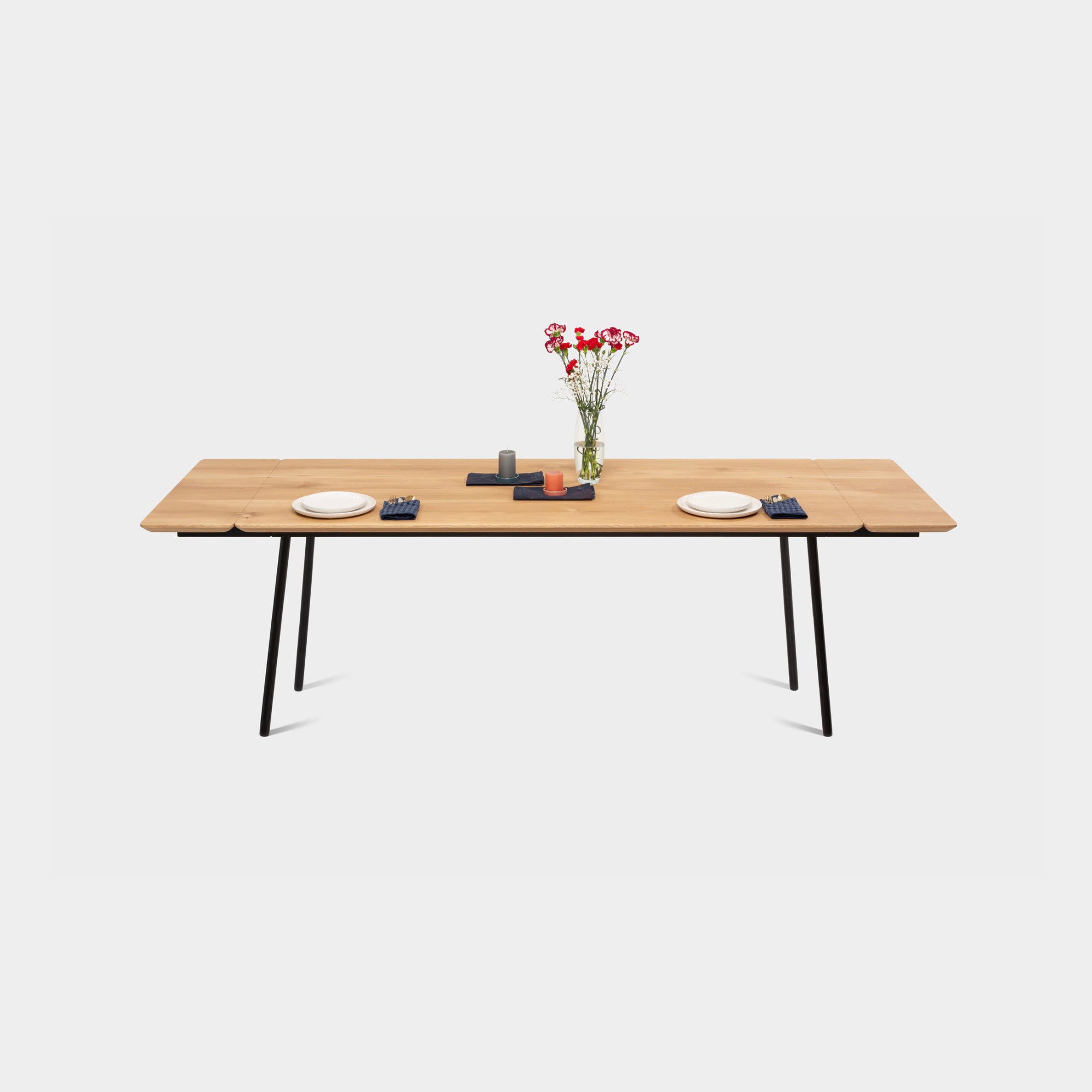 MARTA |Table extensible en Chêne | 160 - 230 x 80 x 3 cm | Stock B60