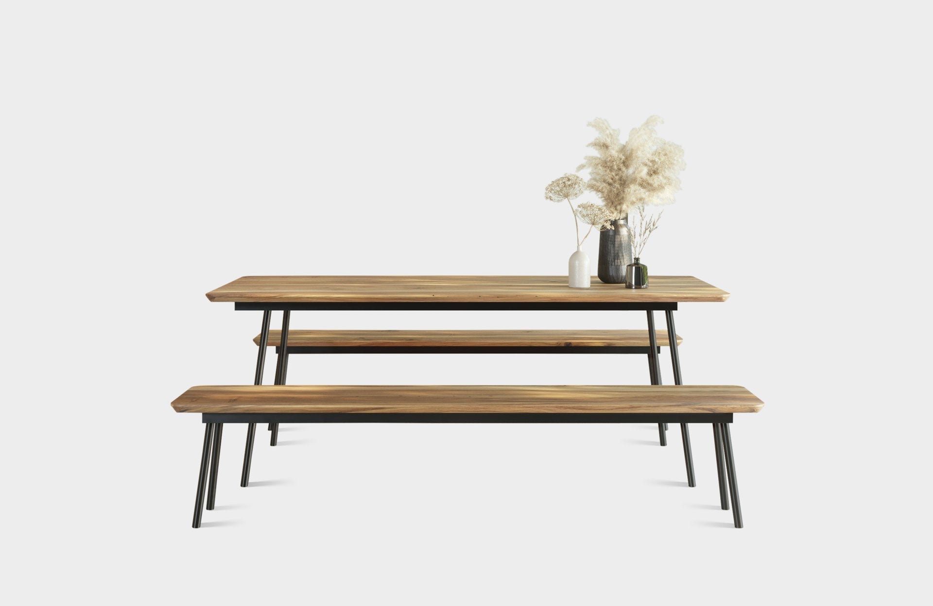 MARTA TABLE | Noyer | 220 x 89 x 3 cm | N59 Vente en stock