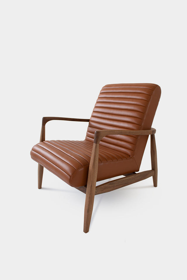 LAICA | Modern Armchair and Ottoman in Italian Leather or Wool image 26
