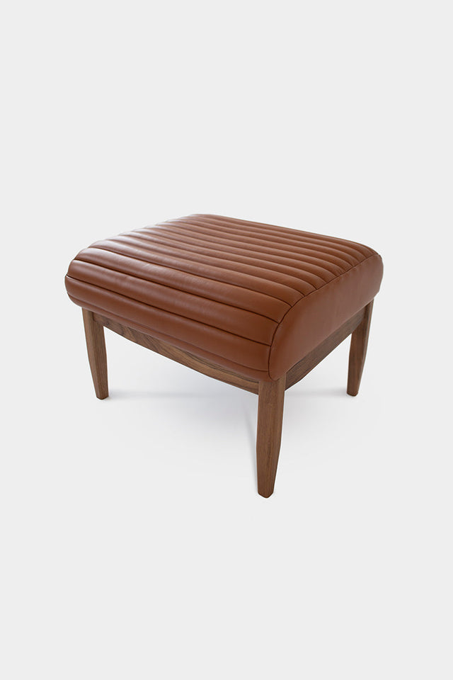LAICA | Modern Armchair and Ottoman in Italian Leather or Wool image 16