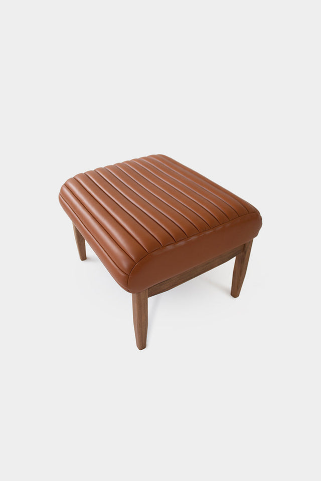 LAICA | Modern Armchair and Ottoman in Italian Leather or Wool image 17