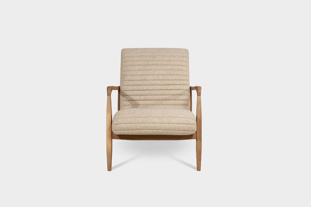 LAICA | Modern Armchair and Ottoman in Italian Leather or Wool image 25