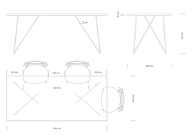 EMILIE | Ausziehbarer Esstisch aus Nussbaum image 152